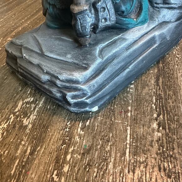 1970 Vintage Ann’s Original Figurines, Inc. Spanish Conquistador Viking Bookends - Picture 7 of 10